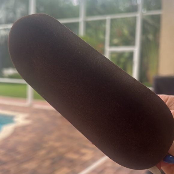 Tom Ford Medium Dark Brown Sunglass Sunnies Case Only Like New Gold Logo - Picture 10 of 17